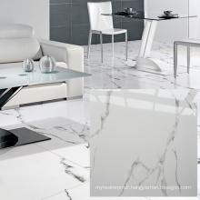 China White Volakas 600X600mm Ceramic Tile Flooring Prices, Indonesian Marble Tiles